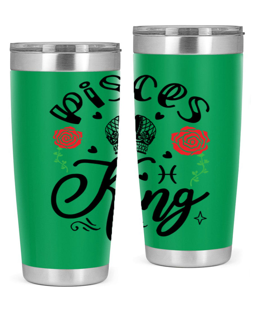 pisces king 375#- zodiac- Tumbler