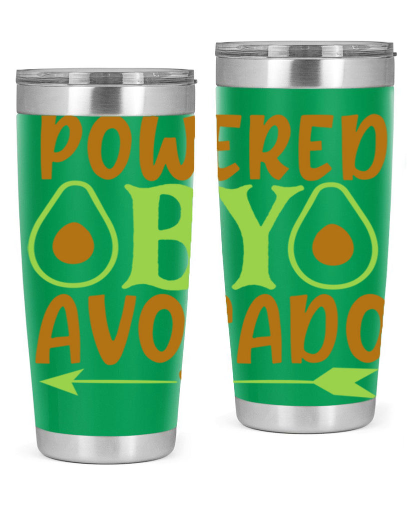 powered by avocado 3#- avocado- Tumbler