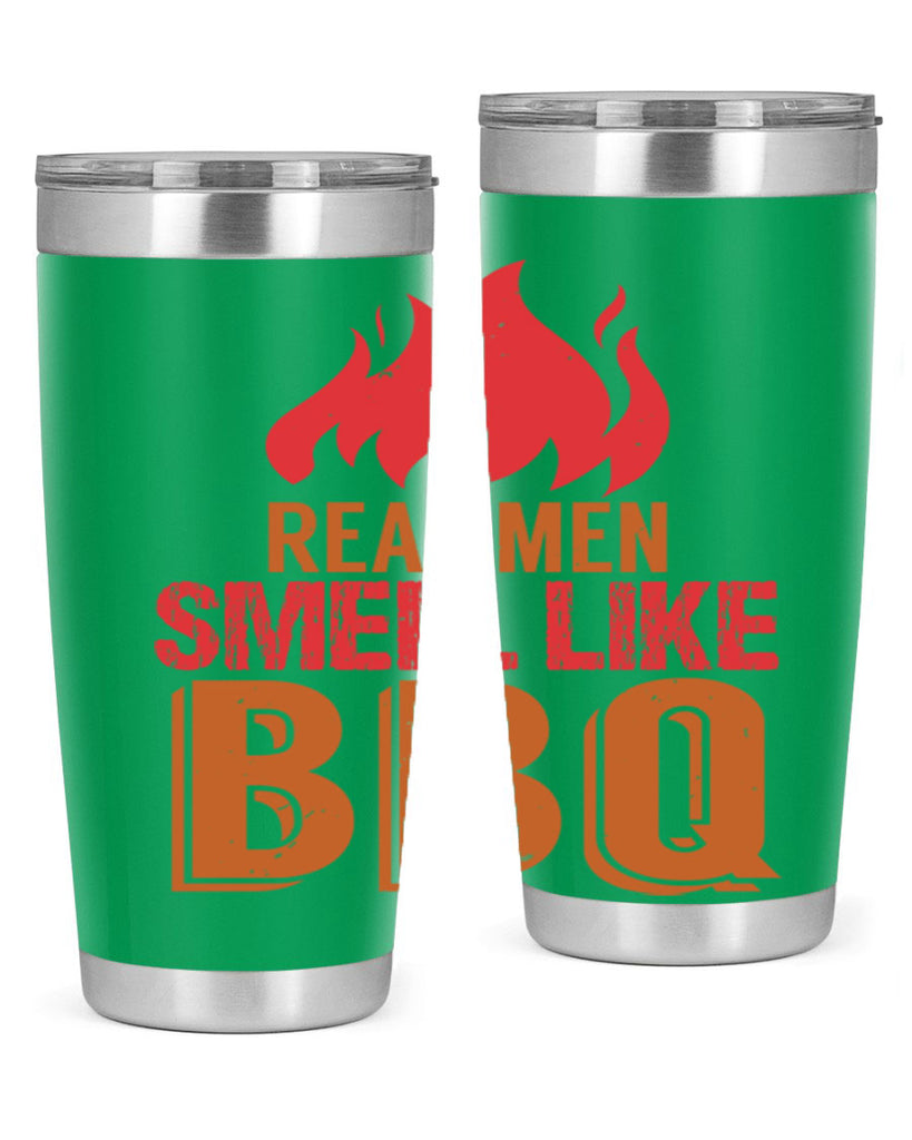 real men smell like bbq 16#- bbq- Tumbler