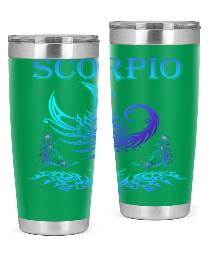 scorpio 449#- zodiac- Tumbler
