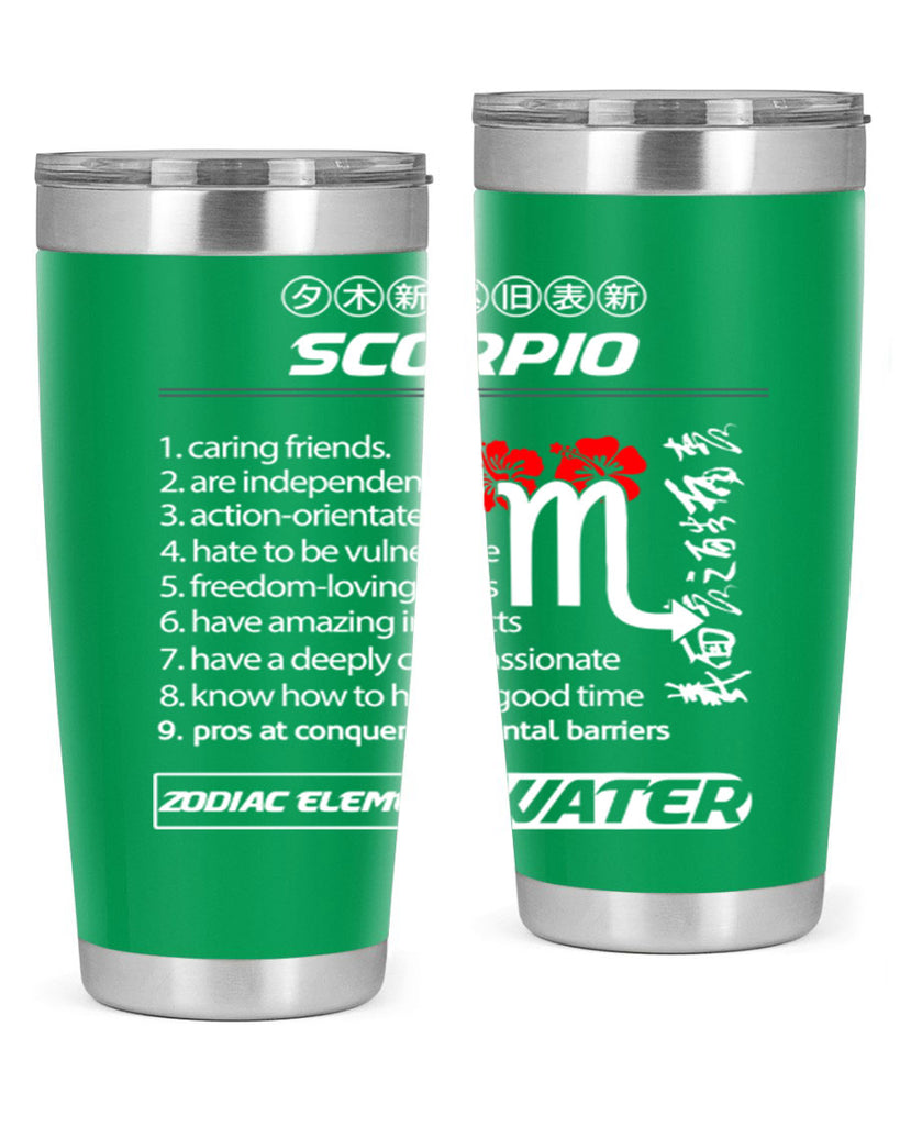scorpio 456#- zodiac- Tumbler