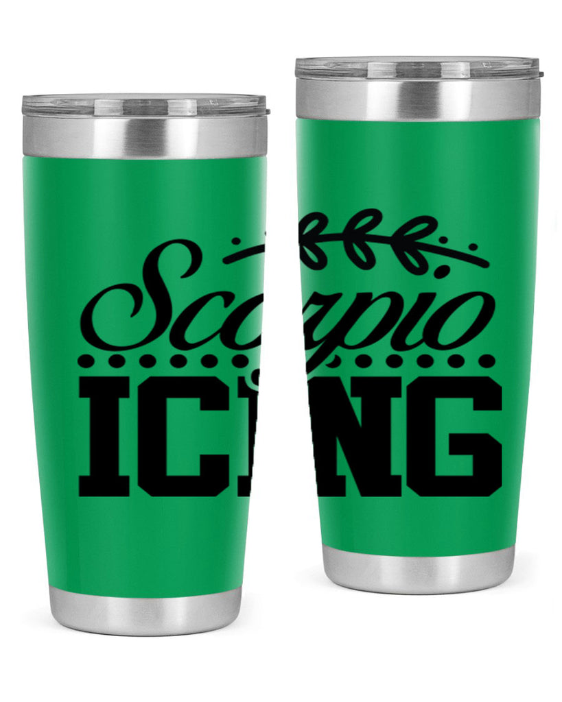 scorpio icing 442#- zodiac- Tumbler