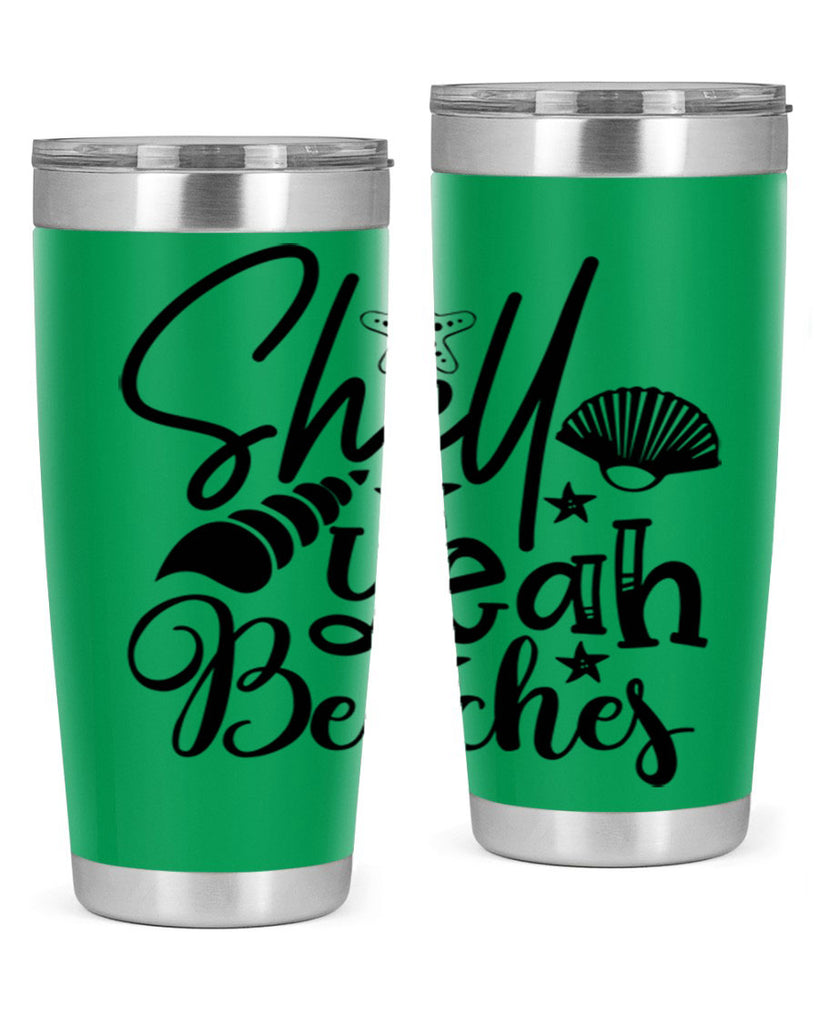 shell yeah beaches Style 75#- summer- Tumbler