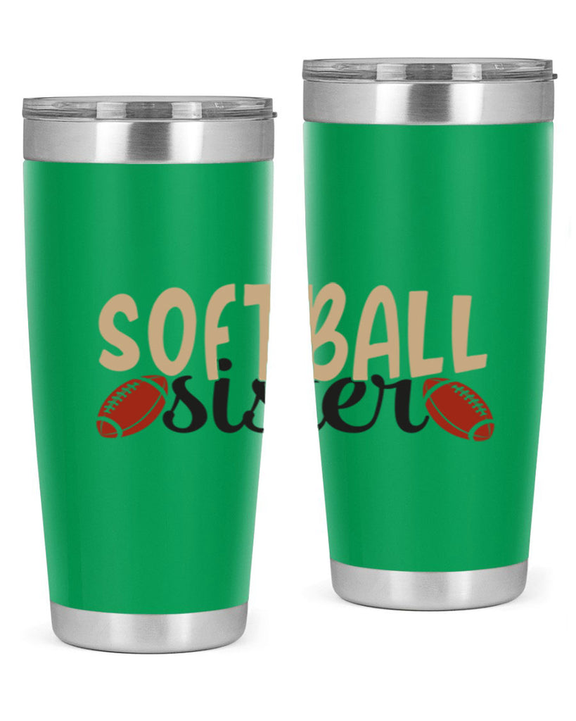 softball sister 2272#- softball- Tumbler