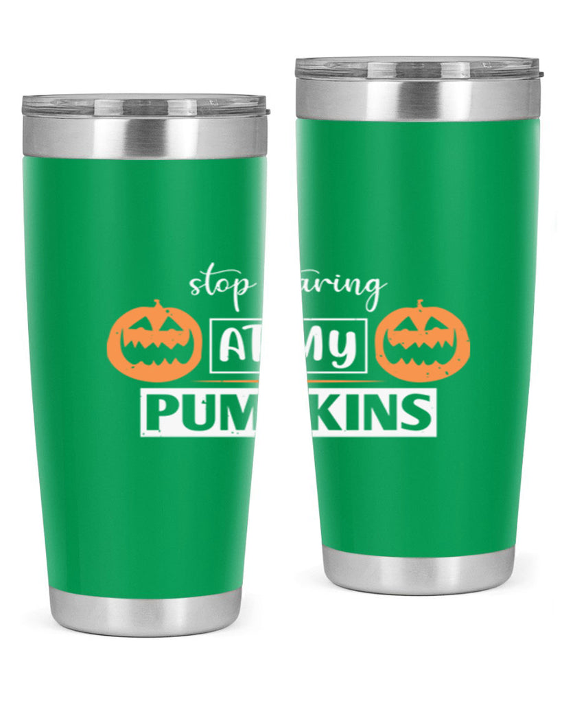 stop staring at my pumpkins 131#- halloween- Tumbler