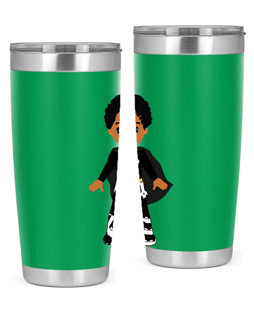 super kid 11#- black men - boys- tumbler