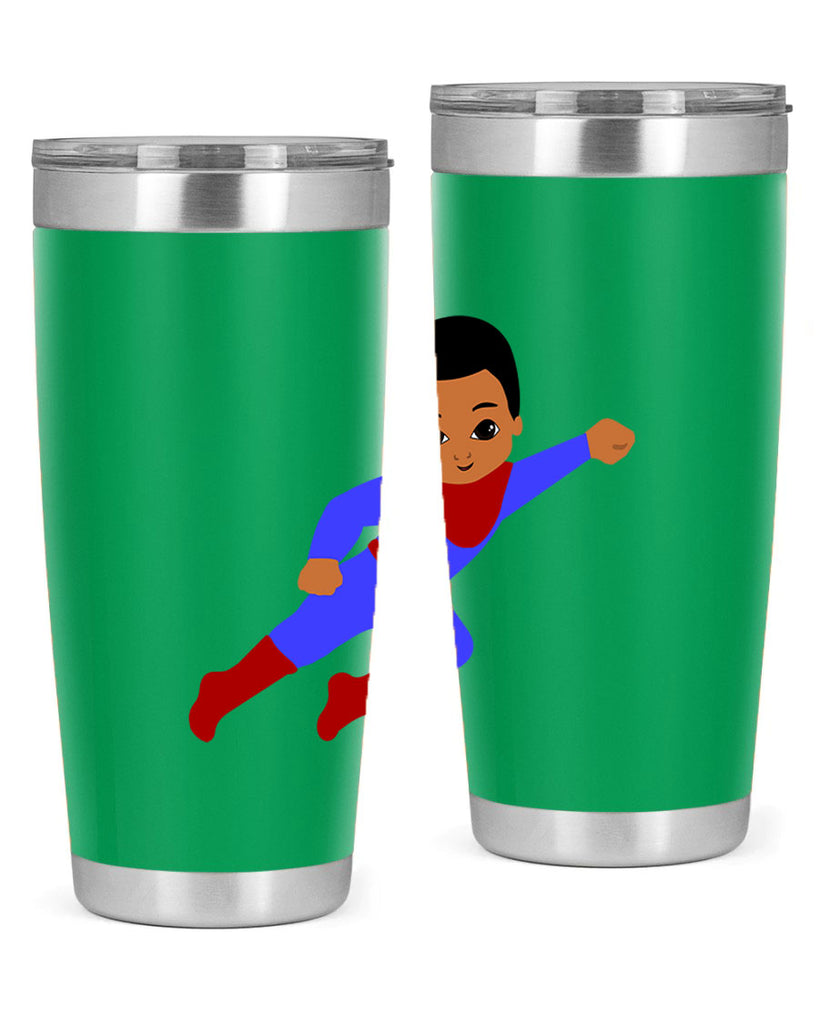 super kid 14#- black men - boys- tumbler