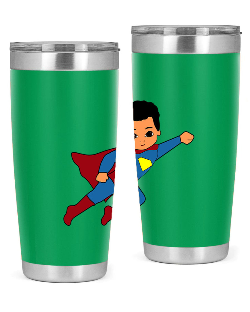 super kid 15#- black men - boys- tumbler