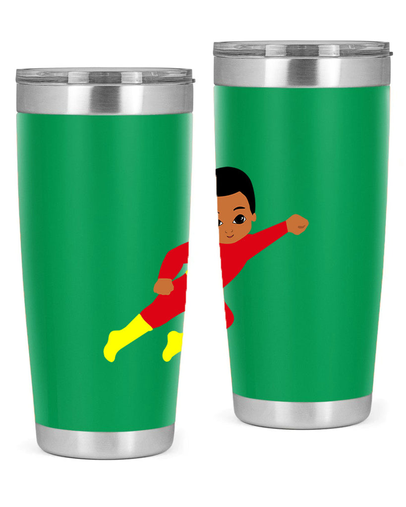 super kid 4#- black men - boys- tumbler