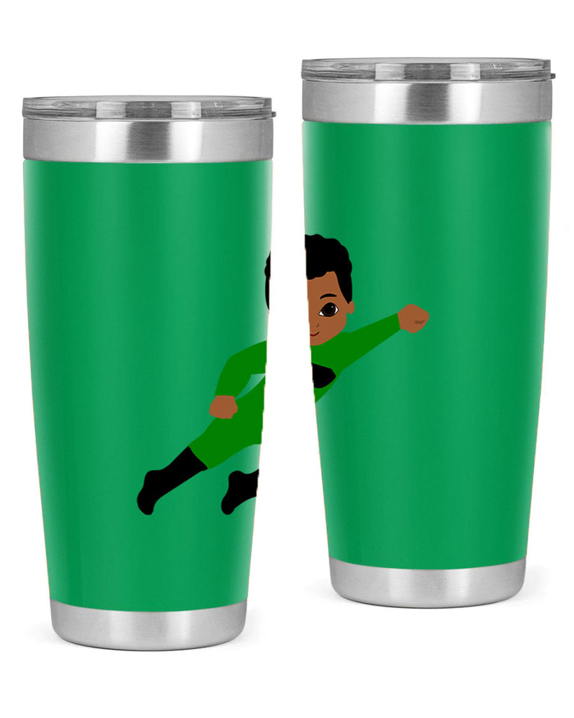 super kid 6#- black men - boys- tumbler