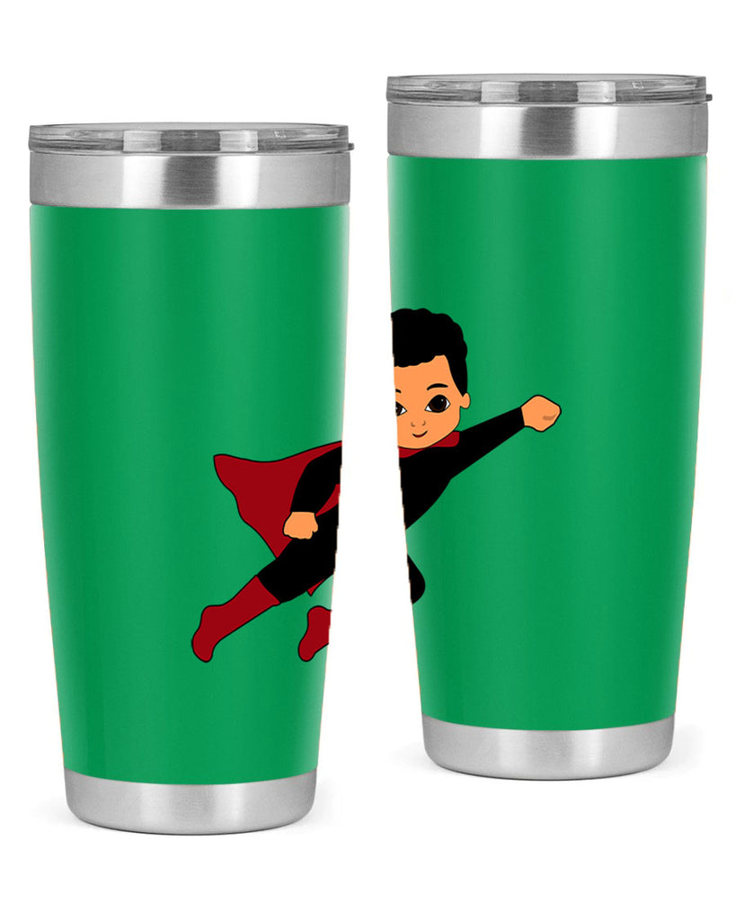 super kid 9#- black men - boys- tumbler