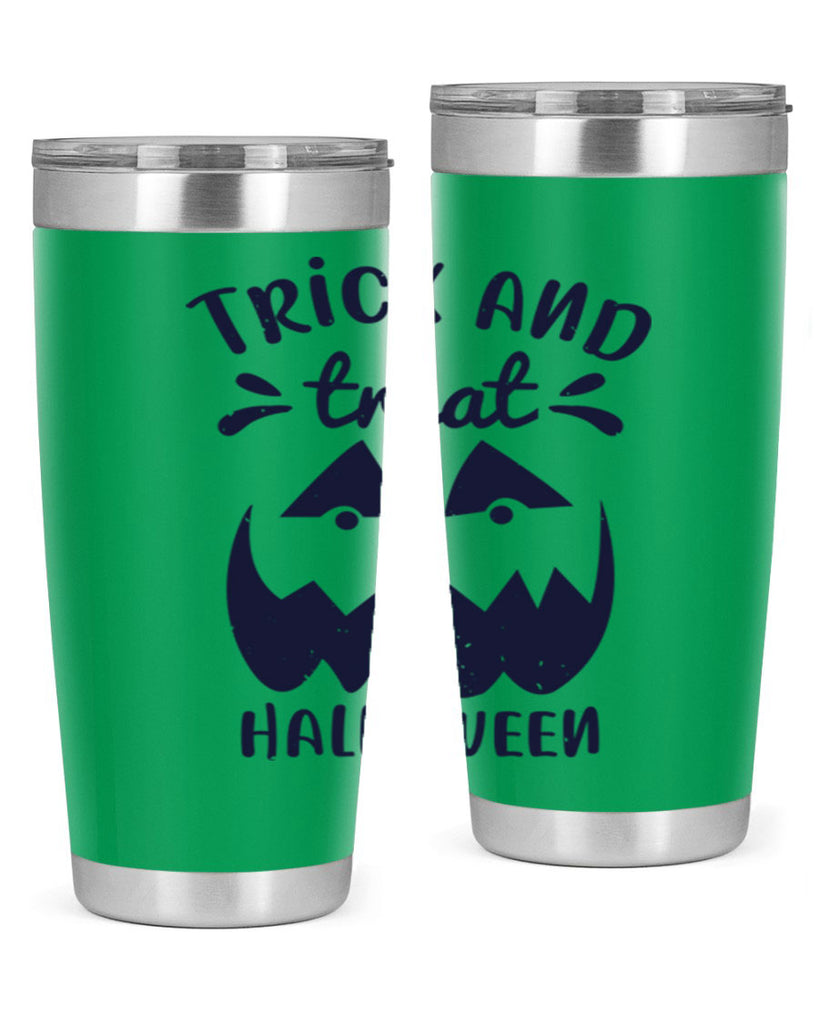 trick and treat halloween 126#- halloween- Tumbler