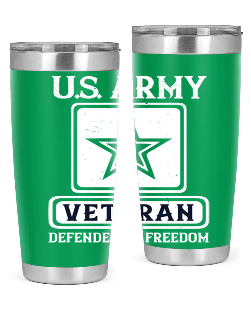 us army veteran defender of freedom 14#- Veterns Day- Tumbler