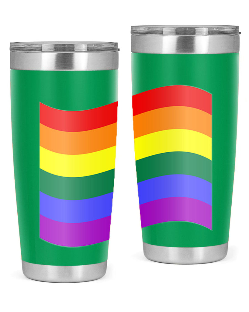 wavy rainbow flag 1#- lgbt- Tumbler