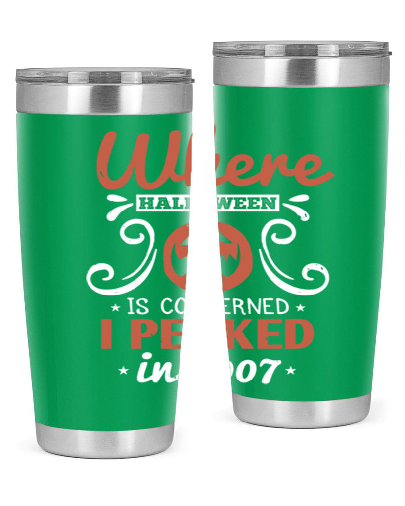 where halloween is 122#- halloween- Tumbler