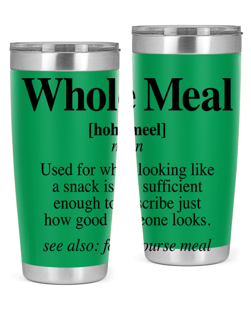 whole meal 10#- black words phrases- Cotton Tank