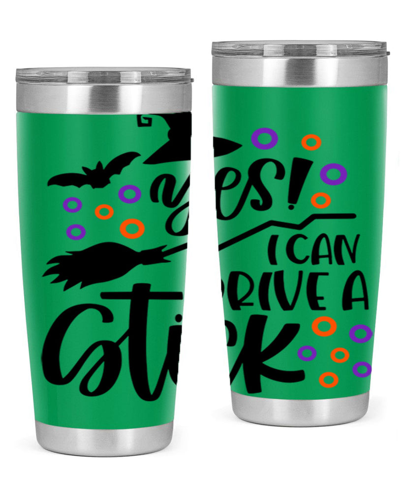 yes i can drive a stick 3#- halloween- Tumbler