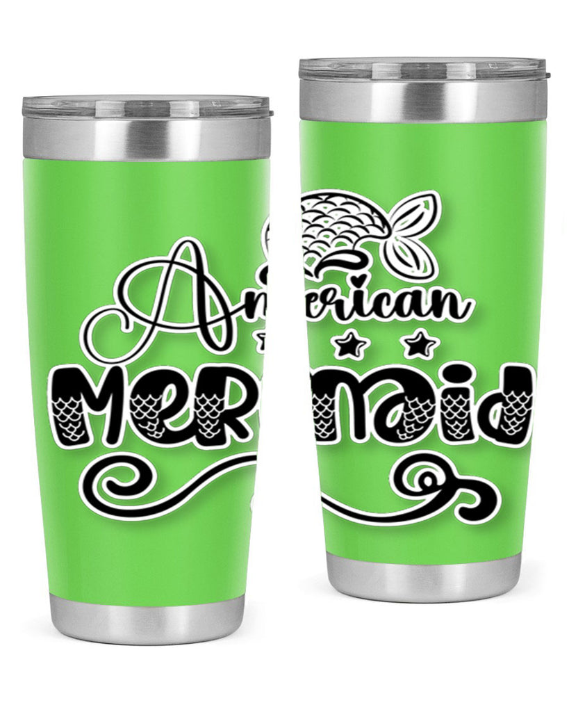 American Mermaid 15#- mermaid- Tumbler