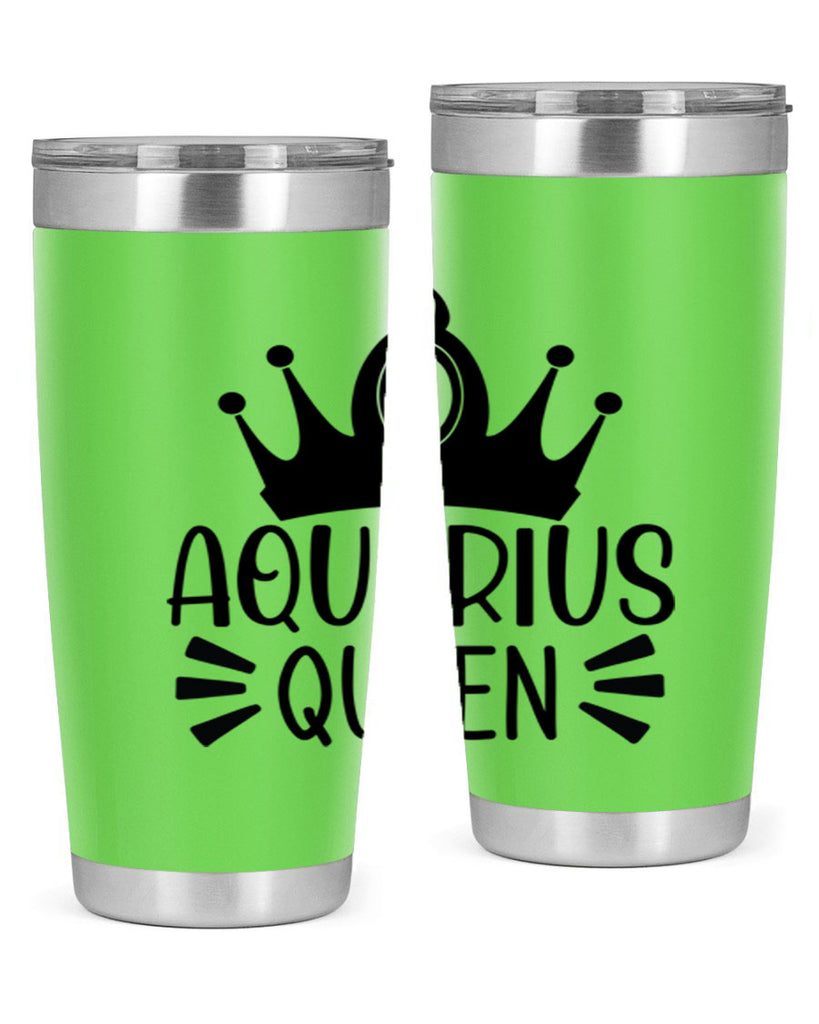 Aquarius queen 73#- zodiac- Tumbler