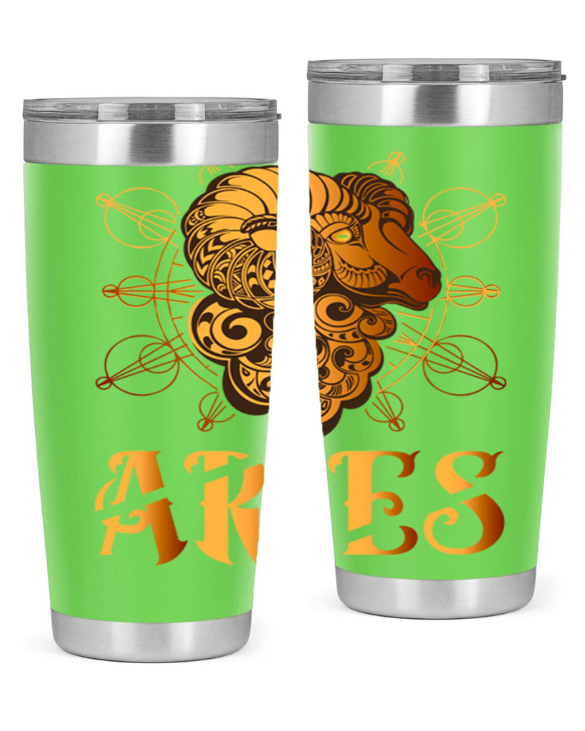 Aries 121#- zodiac- Tumbler