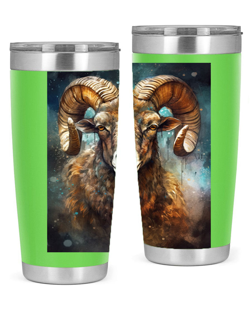 Aries 54#- zodiac- Tumbler