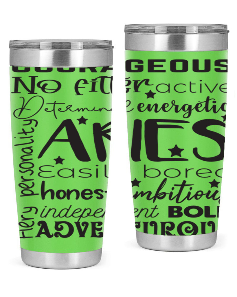 Aries 564#- zodiac- Tumbler
