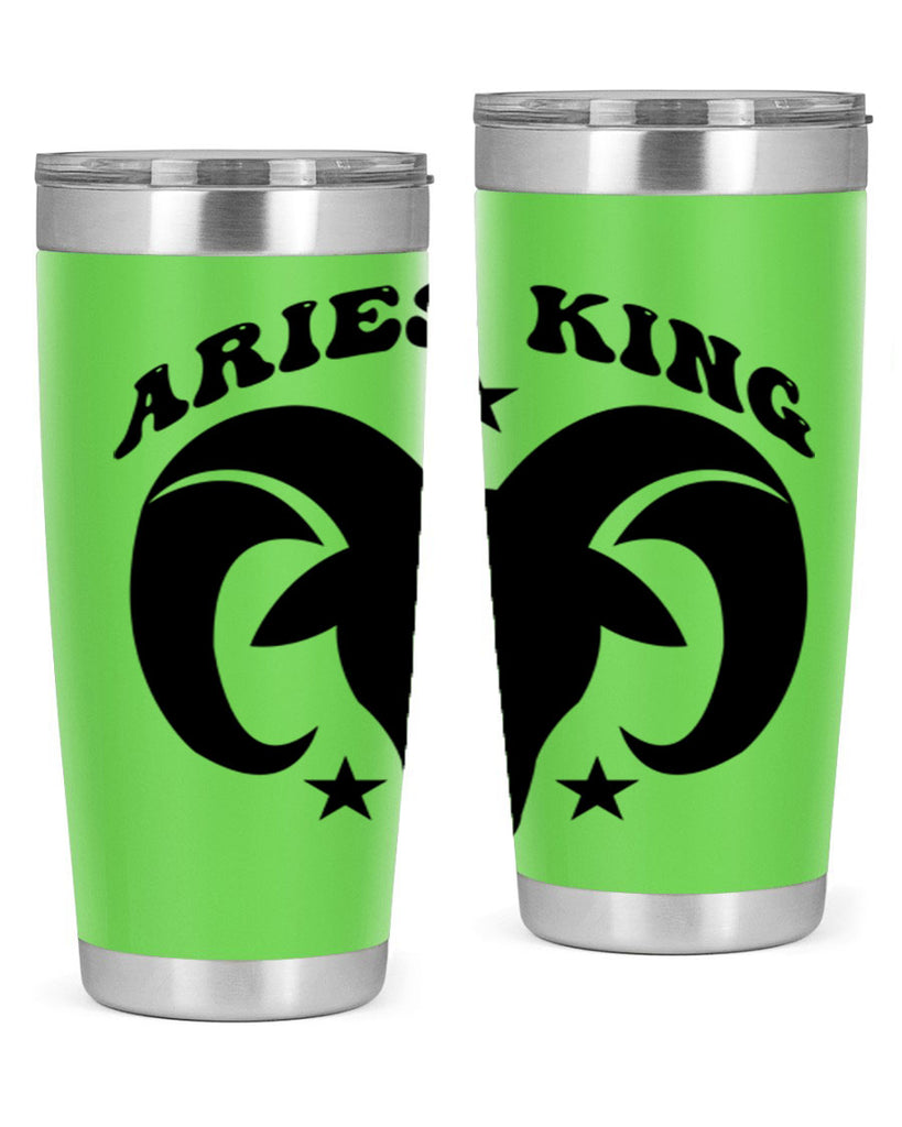 Aries king 110#- zodiac- Tumbler