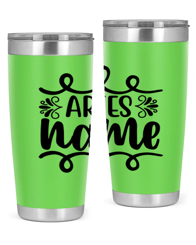 Ariesname 112#- zodiac- Tumbler