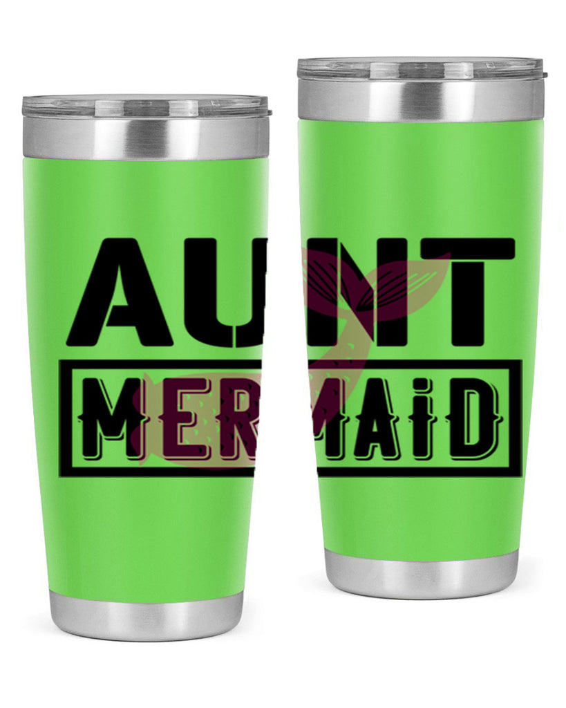 Aunt mermaid 17#- mermaid- Tumbler