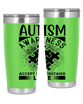 Autism awareness Style 43#- autism- Tumbler