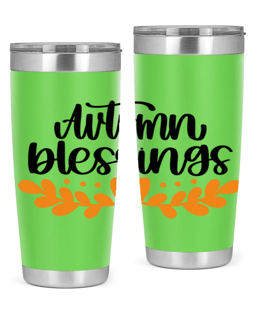 Autumn Blessings 472#- fall- Tumbler