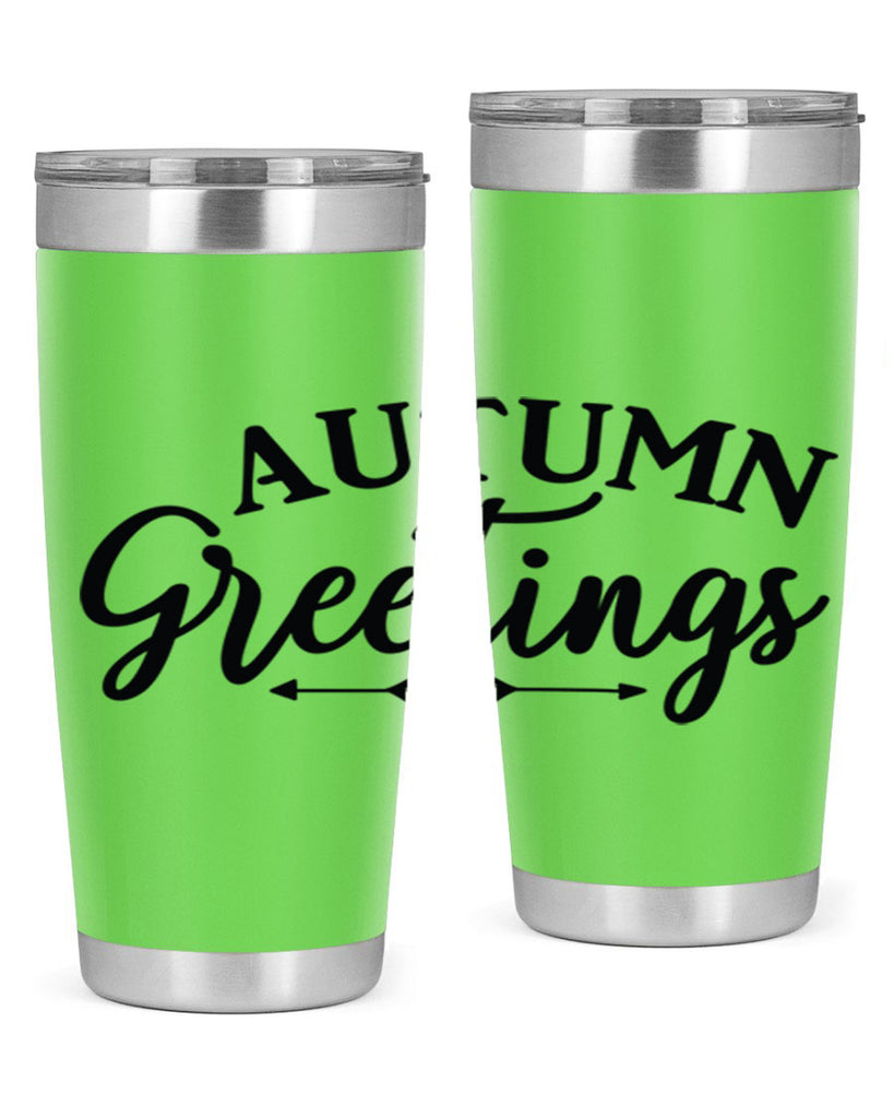Autumn Greetings 16#- fall- Tumbler