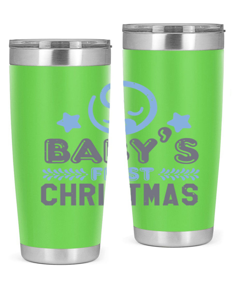 Baby First Christmas Style 2#- baby shower- tumbler