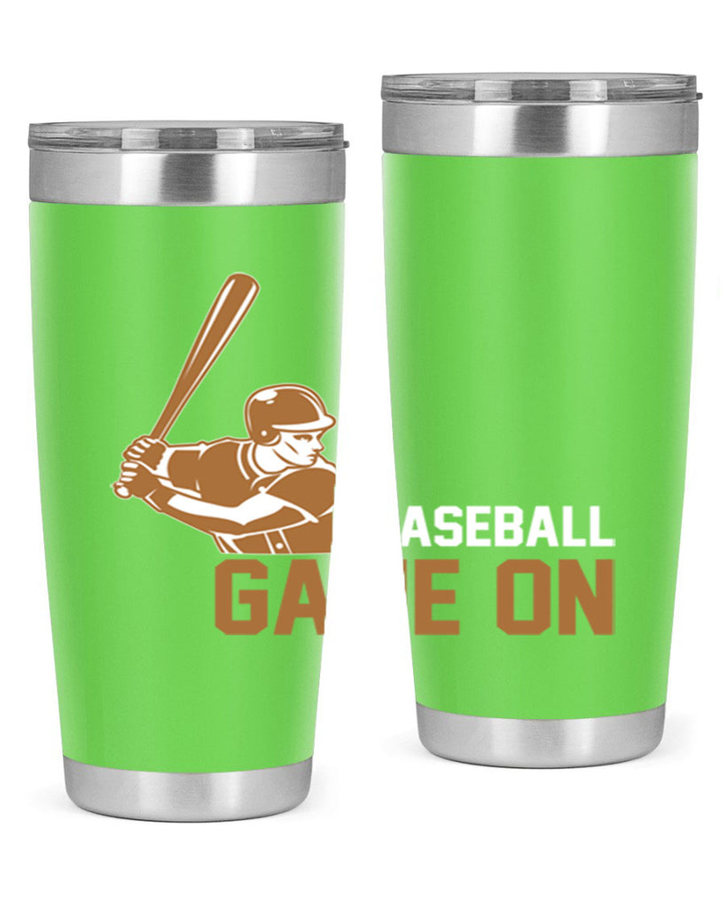 Baseball game 1446#- baseball- Tumbler