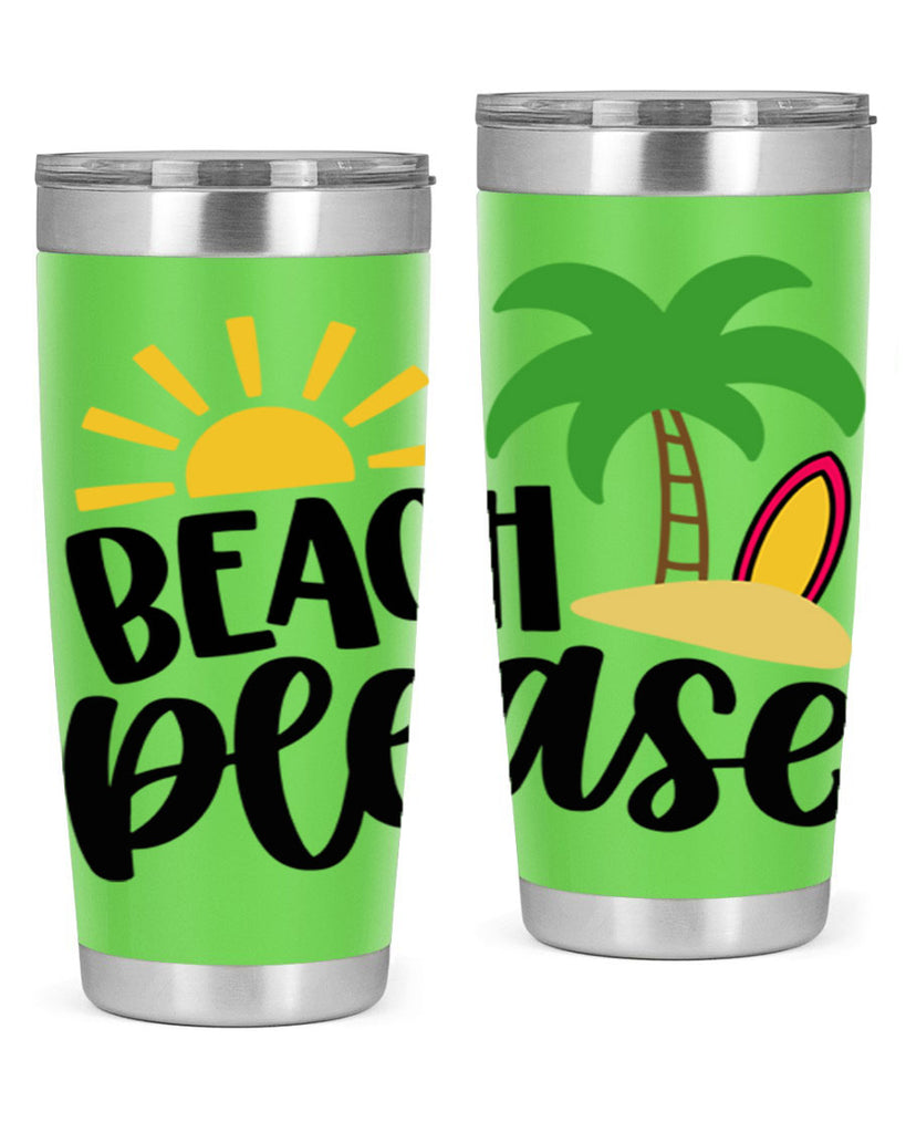 Beach Please Style 51#- summer- Tumbler
