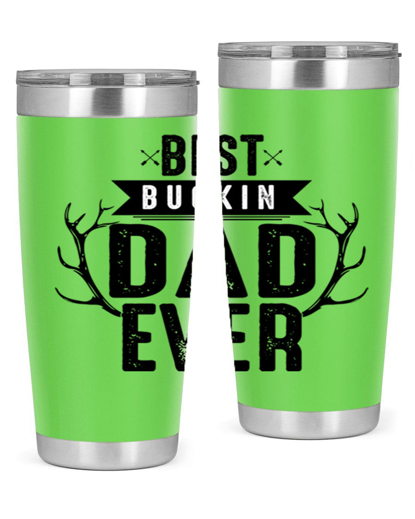 Best Buckin Dad ever 48#- dad- Tumbler
