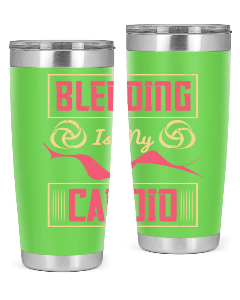 Blending is my cardio Style 167#- make up- Tumbler