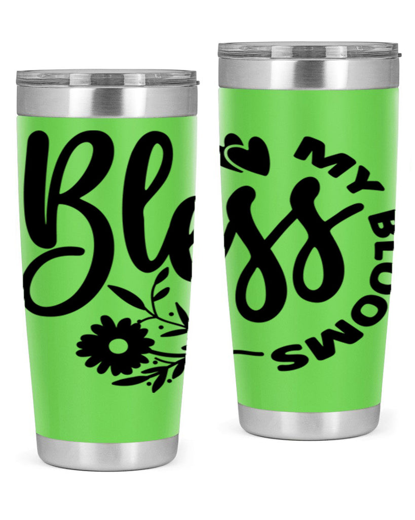 Bless My Blooms47#- spring- Tumbler