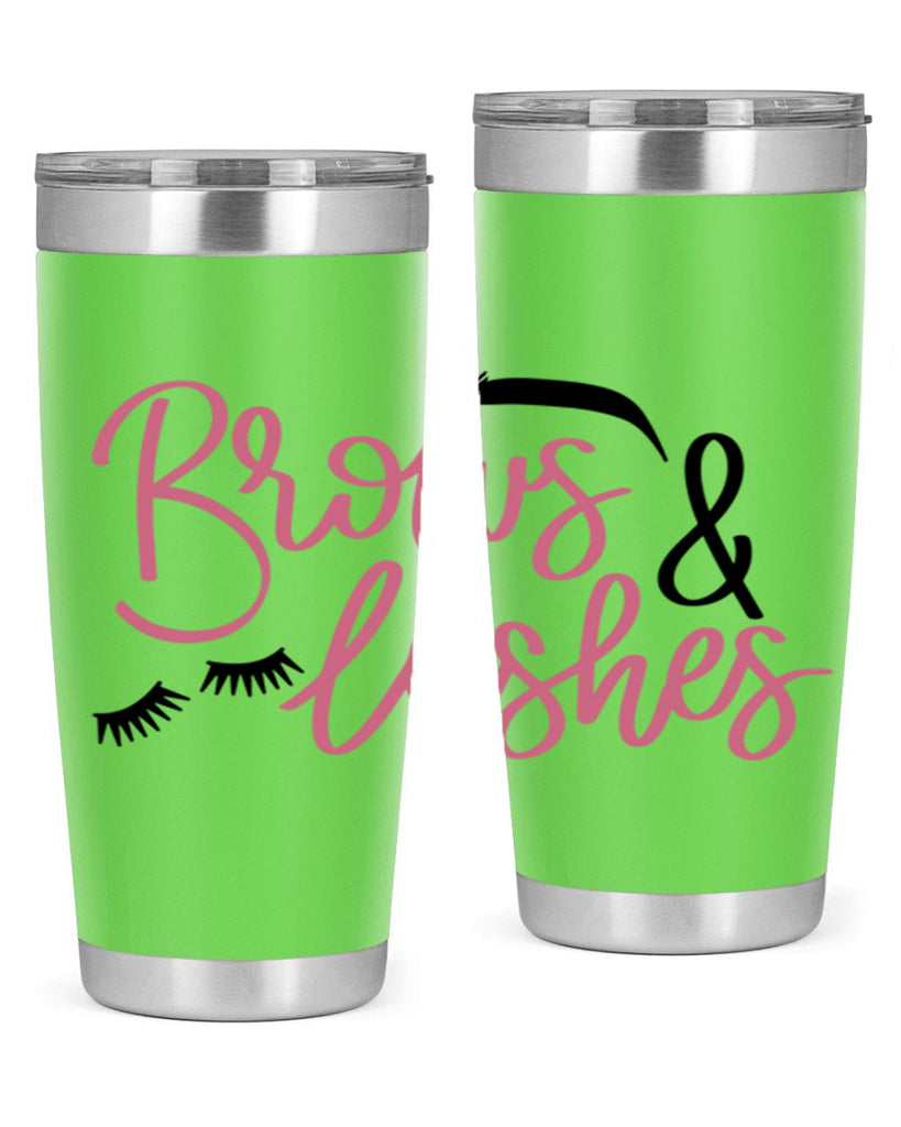 Brows Lashes Style 122#- make up- Tumbler