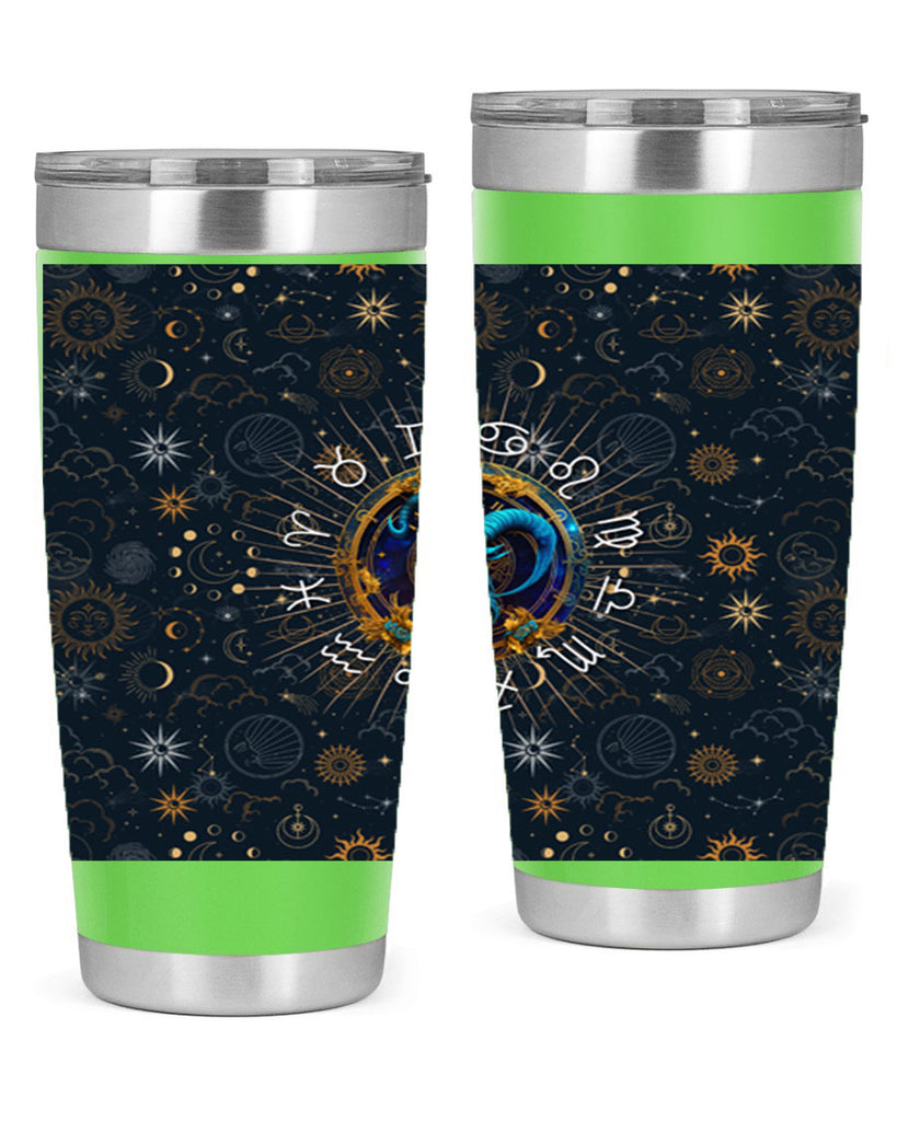 Capricorn Straight 184#- zodiac- Tumbler