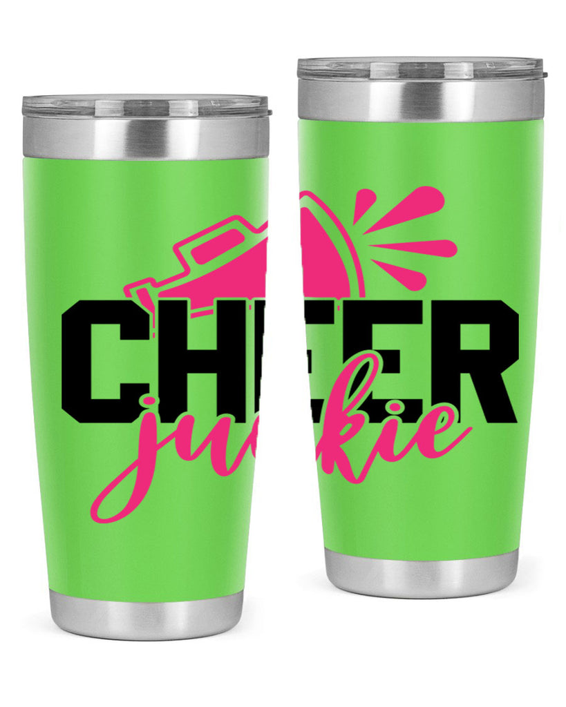 Cheer junkie 1390#- cheer- Tumbler