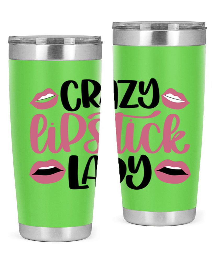 Crazy Lipstick Lady Style 107#- make up- Tumbler