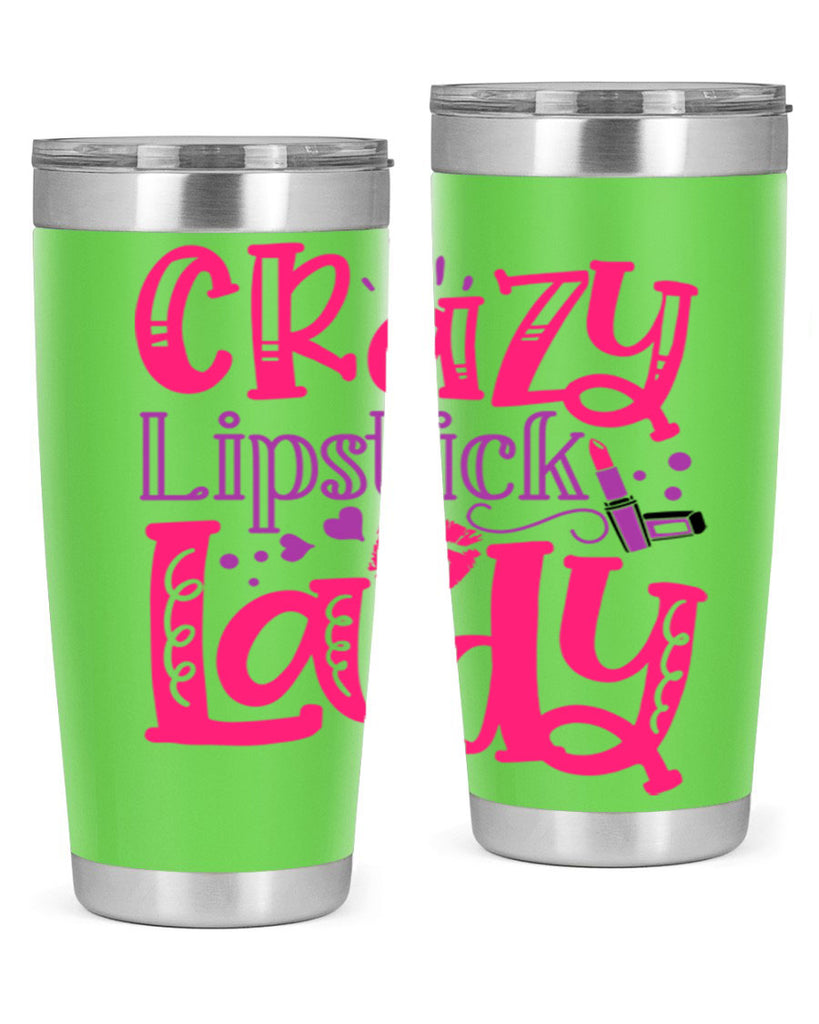 Crazy Lipstick Lady Style 241#- make up- Tumbler