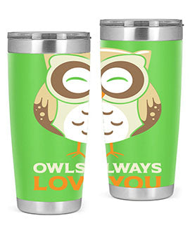 Cute Owl Always Love You A TurtleRabbit 3#- owl- Tumblers