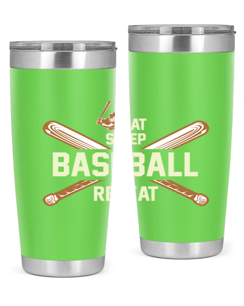 Eat 1285#- baseball- Tumbler