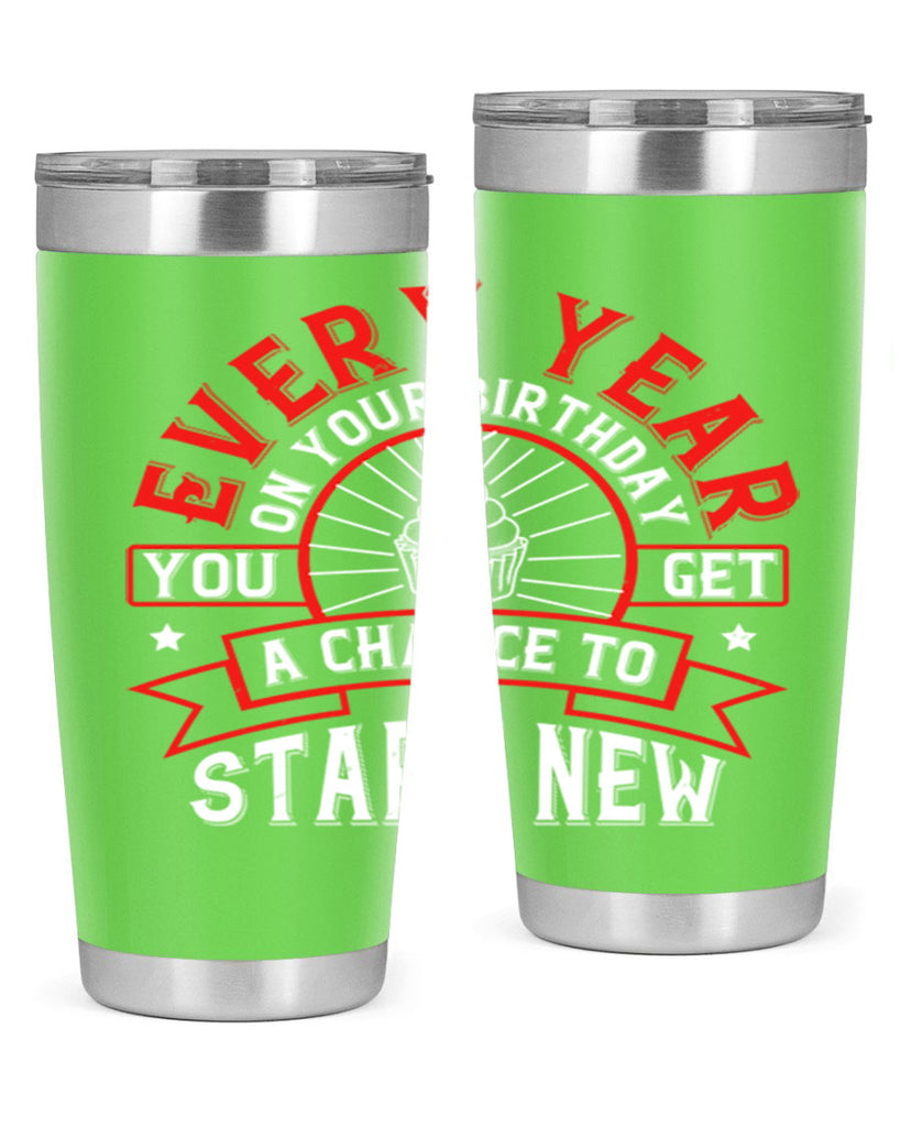 Every year on your birthday you get a chance to start new Style 86#- birthday- tumbler