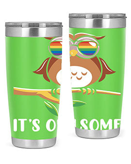 Funny Owl Gift Im Owlsome A TurtleRabbit 7#- owl- Tumblers