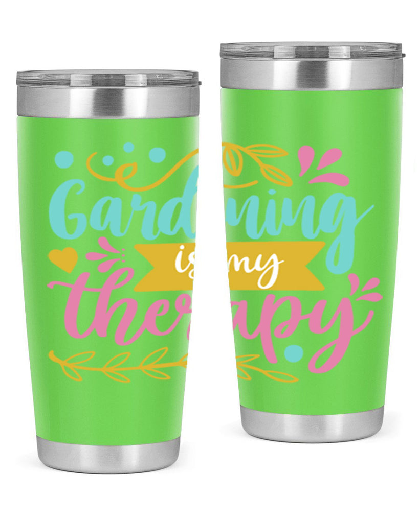 Gardening is my therapy Style 66#- summer- Tumbler