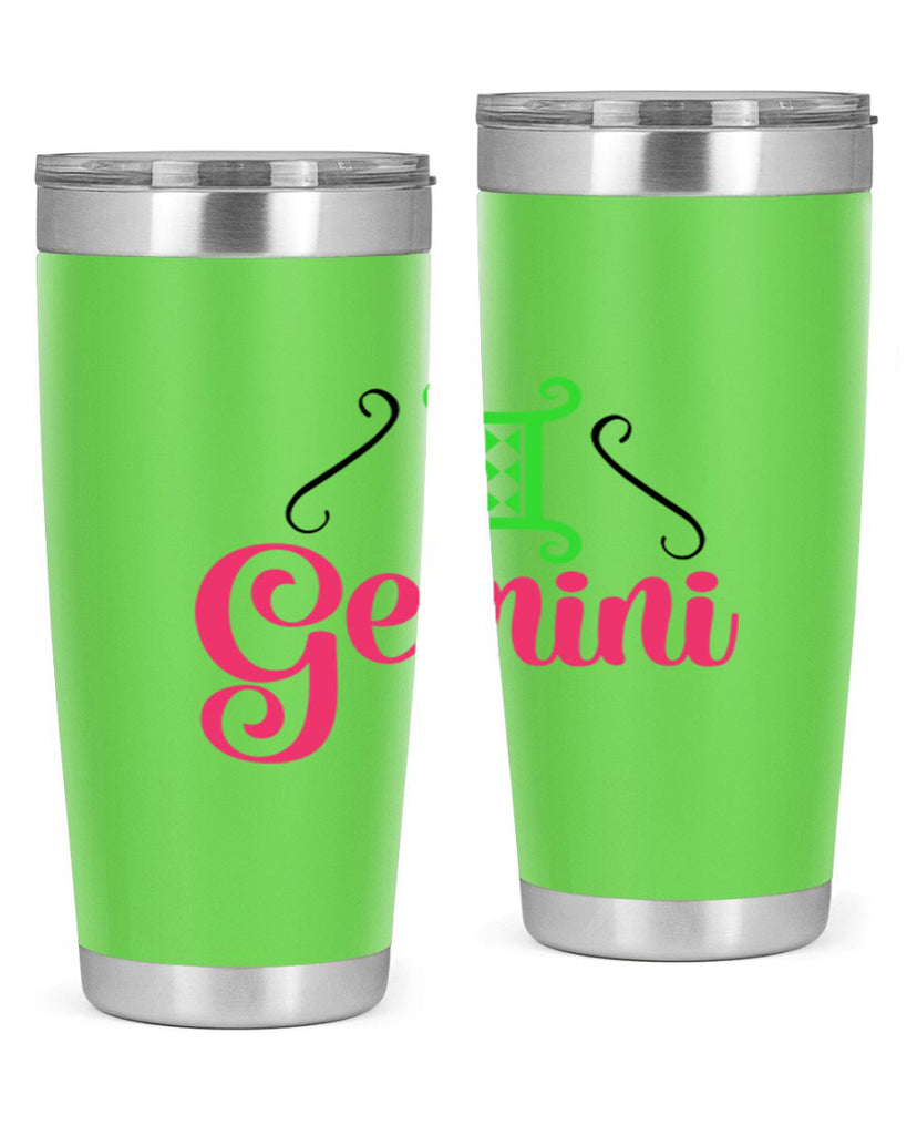 Gemini 224#- zodiac- Tumbler