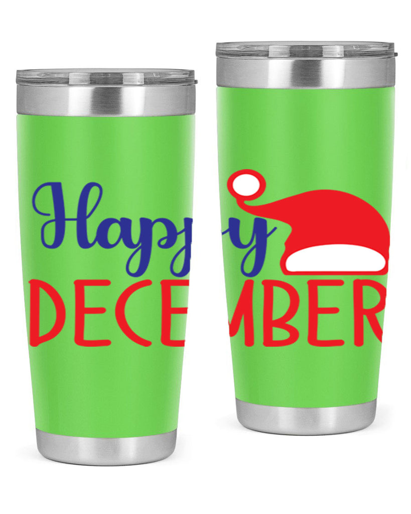 Happy December 135#- winter- Tumbler